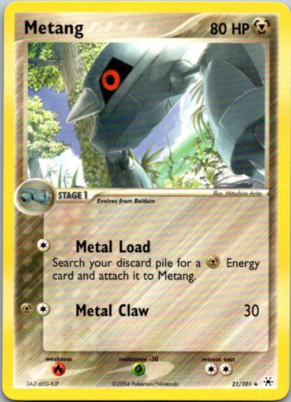 Metang 21/101 Ex Hidden Legends (Rare) (LP Condition)