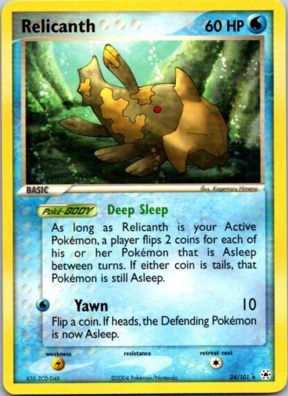 Relicanth 24/101 Ex Hidden Legends (Rare) (Exc Condition)