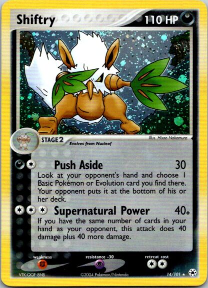 Shiftry 14/101 Ex Hidden Legends (Holo) (Exc Condition)
