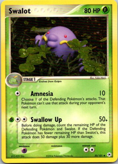 Swalot 50/101 Ex Hidden Legends (Uncommon) (Exc Condition)