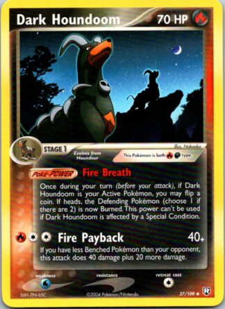 Dark Houndoom 37/109 Ex Team Rocket Returns (Uncommon) (Excellent Condition)