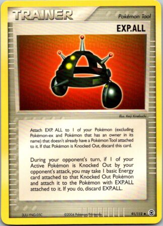 EXP. ALL 91/112 Fire Red Leaf Green (Uncommon) (Excellent Condition)