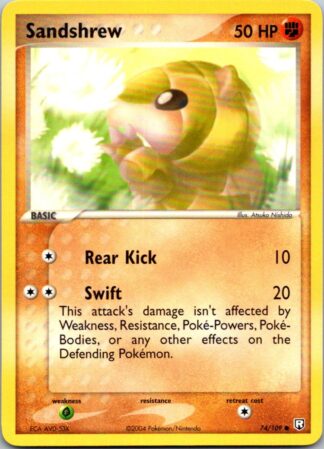 Sandshrew 74/109 Ex Team Rocket Returns (Common) (LP Condition)