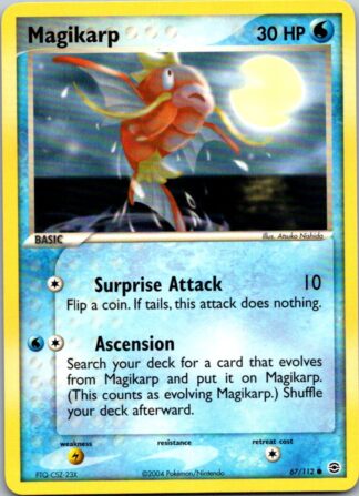 Magikarp 67/112 Fire Red Leaf Green (Common) (LP Condition)