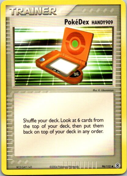 PokeDex 96/112 Fire Red Leaf Green (Uncommon) (Excellent Condition)