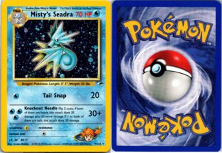 Misty's Seadra 9/132 Gym Heroes (Holo) (Unlimited Exc-LP Condition)