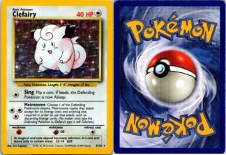 Clefairy 5/102 Base Set (Holo) (Unlimited P Condition)