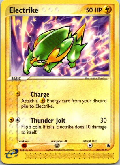 Electrike 30/109 Ex Ruby & Sapphire (Uncommon) (Exc Cond)