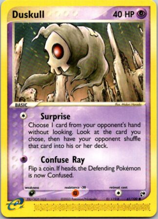 Duskull 61/100 EX Sandstorm (Common) (Exc Cond)