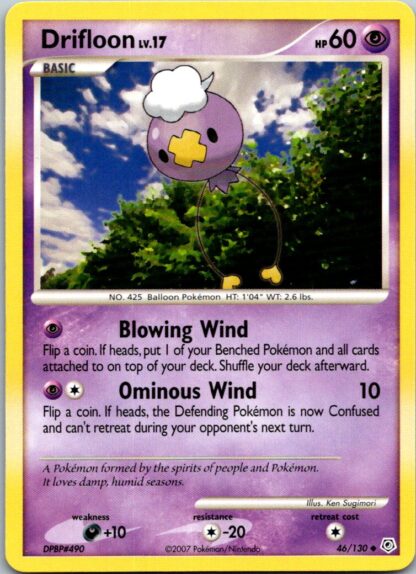 Drifloon 46/130 Diamond & Pearl (Uncommon) (LP Condition)