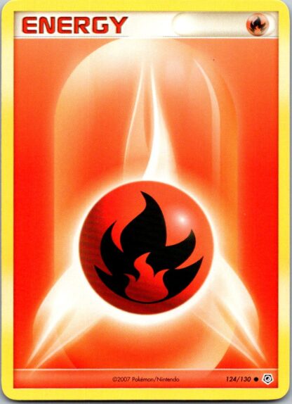 Fire Energy 124/130 Diamond & Pearl (Common) (LP Condition)