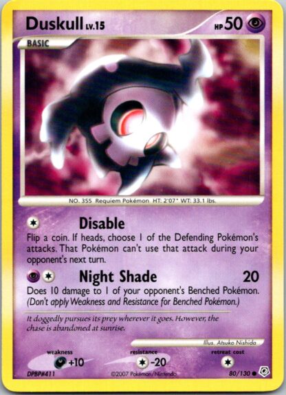 Duskull 80/130 Diamond & Pearl (Common) (LP Condition)
