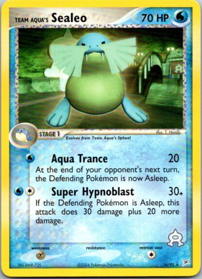 Team Aqua 16/95 EX Team Magma vs Team Aqua (Rare) (Exc Cond)