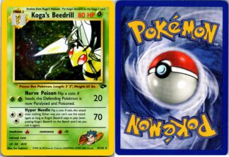 Koga Beedrill 9/132 Gym Challenge (Holo) (Unlimited Exc-LP Condition)
