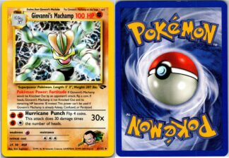 Giovanni's Machamp 6/132 Gym Challenge (Holo) (Unlimited Exc-LP Condition)