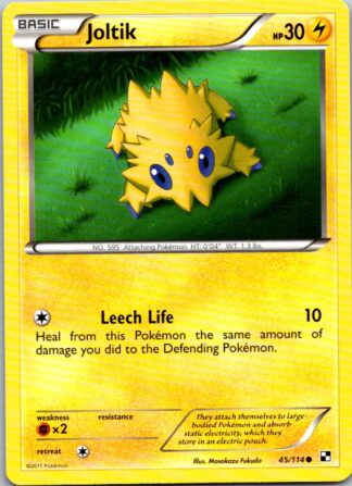 Joltik 45/114 Black & White (Common) (Exc Condition)