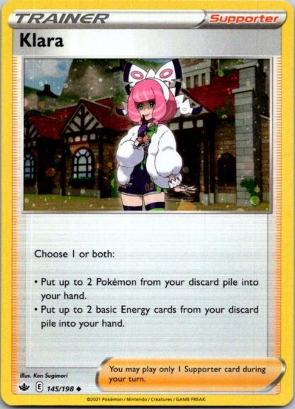 Klara 145/198 Chilling Reign (Alt Art Holo) (NM-Exc Condition)