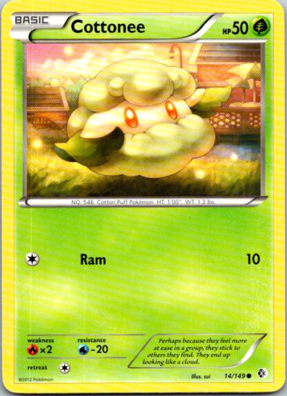 Cottonee 14/149 Boundaries Crossed (Common) (Exc Condition)