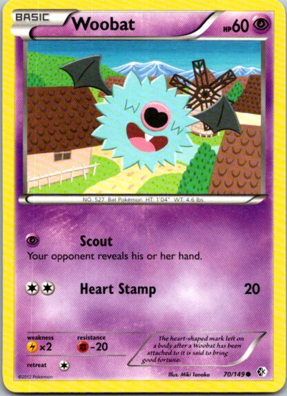 Woobat 70/149 Boundaries Crossed (Common) (Exc Condition)
