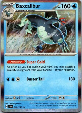 Baxcalibur 60/193 Paldea Evolved (Holo) (NM-Exc Condition)