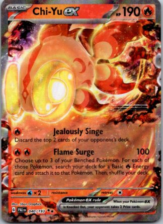 Chi-Yu ex 40/193 Paldea Evolved (Ultra Rare) (NM-Exc Condition)