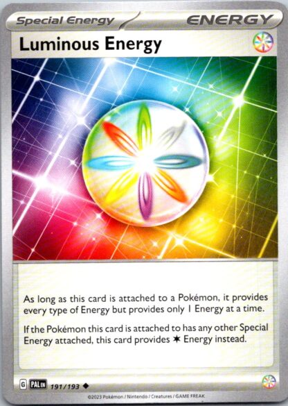 Luminous Energy 191/193 Paldea Evolved (Uncommon) (NM-Exc Condition)