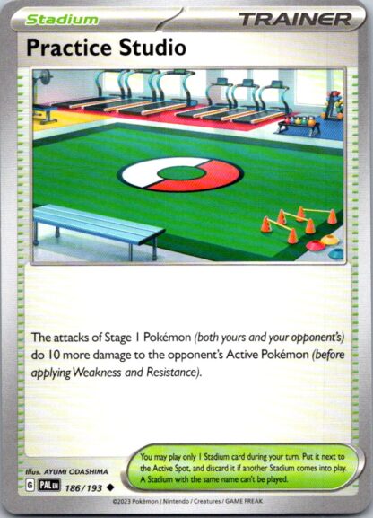 Practice Studio 186/193 Paldea Evolved (Uncommon) (NM-Exc Condition)