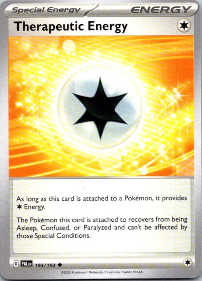 Therapeutic Energy 193/193 Paldea Evolved (Uncommon) (NM-Exc Condition)