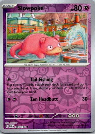 Slowpoke 85/193 Paldea Evolved (Reverse Holo) (NM-Exc Condition)