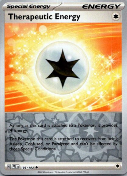 Therapeutic Energy 193/193 Paldea Evolved (Reverse Holo) (NM-Exc Condition)