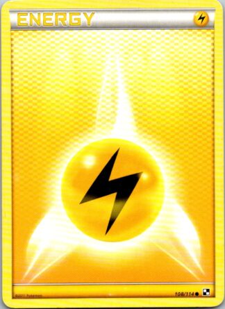 Lightning Energy 108/114 Black & White (Common) (LP Condition)