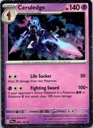 Ceruledge 98/193 Paldea Evolved (Galaxy Holo Promo) (NM-Exc Condition)