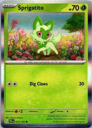 Sprigatito 13/193 Paldea Evolved (Holo Promo) (NM-Exc Condition)