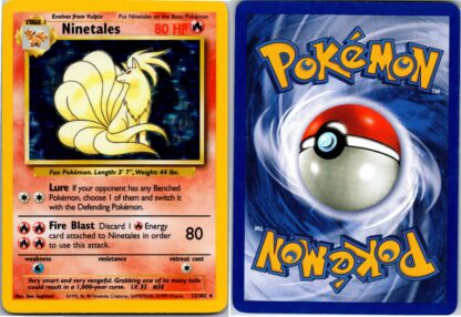 Ninetales 12/102 Base Set (Holo) (Unlimited Exc-LP Condition)
