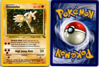 Hitmonlee 7/62 Fossil (Holo) (Unlimited Exc-LP Condition)