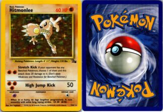 Hitmonlee 7/62 Fossil (Holo) (Unlimited P Condition)