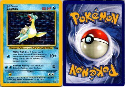 Lapras 10/62 Fossil (Holo) (Unlimited P Condition)
