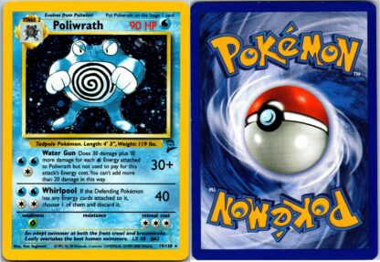 Poliwrath 15/130 Base Set 2 (Holo) (LP Condition)