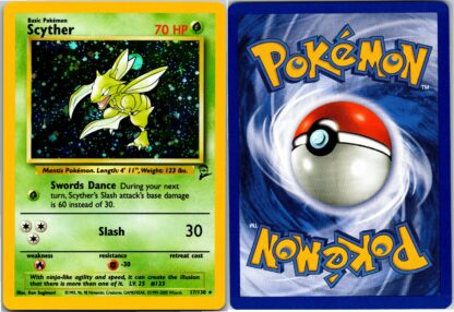 Scyther 17/130 Base Set 2 (Holo) (Exc Condition)
