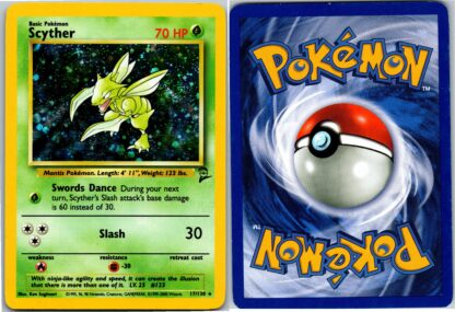 Scyther 17/130 Base Set 2 (Holo) (P Condition)