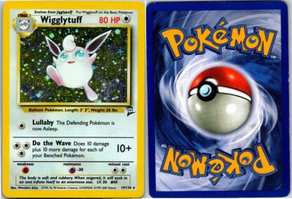 Wigglytuff 19/130 Base Set 2 (Holo) (P Condition)