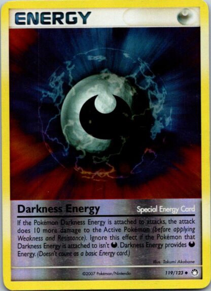 Darkness Energy 119/123 Mysterious Treasures (Reverse Holo) (P Condition)