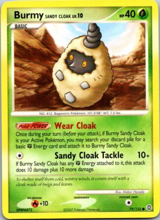 Burmy 79/132 Secret Wonders (Common) (P Condition)