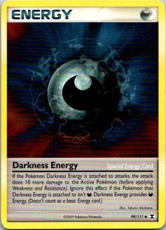 Darkness Energy 99/111 Rising Rivals (Uncommon) (P Condition)