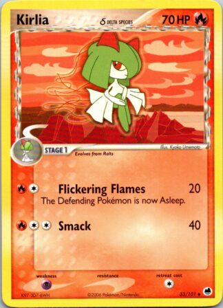 Kirlia 33/101 Dragon Frontiers (Uncommon) (P Condition)