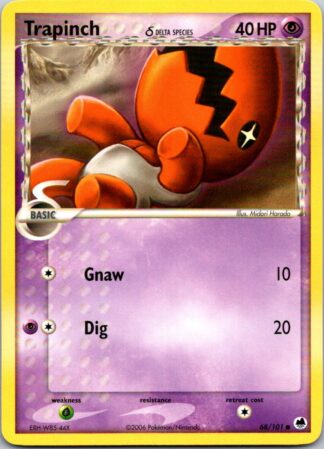 Trapinch 68/101 Dragon Frontiers (Common) (P Condition)