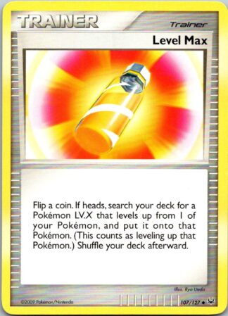 Level Max 107/127 Platinum (Uncommon) (LP Condition)