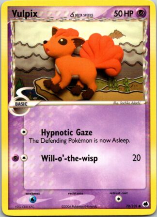 Vulpix 70/101 Dragon Frontiers (Common) (LP Condition)