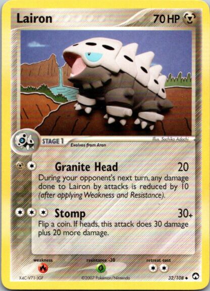 Lairon 32/108 Power Keepers (Uncommon) (P Condition)
