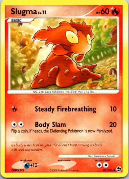 Slugma 83/106 Great Encounters (Common) (P Condition)